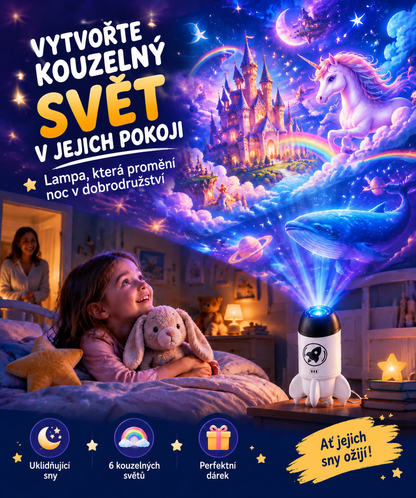 🚢🌞𝑺𝑪𝑵𝑫𝑹® 5D Ultra HD projektor – proměňte každý pokoj v galaxii nebo oceán
