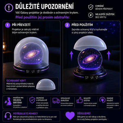 🌌🔮 Topacme® Projektor nočního světla