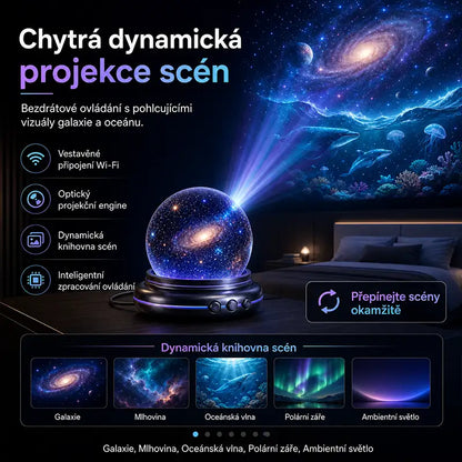 🌌🔮 Topacme® Projektor nočního světla