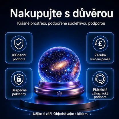 🌌🔮 Topacme® Projektor nočního světla